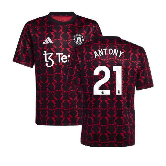 Kids Antony 21 Pro Style Man Utd Home Pro Shirt 2024-2025