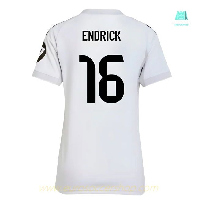 2025-2026 Real Madrid Home Shirt (Womens) (Endrick 16)