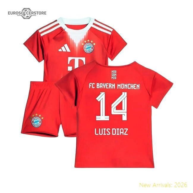 2025-2026 Bayern Munich Home Baby Kit (luis Diaz 14) - Collectors Item