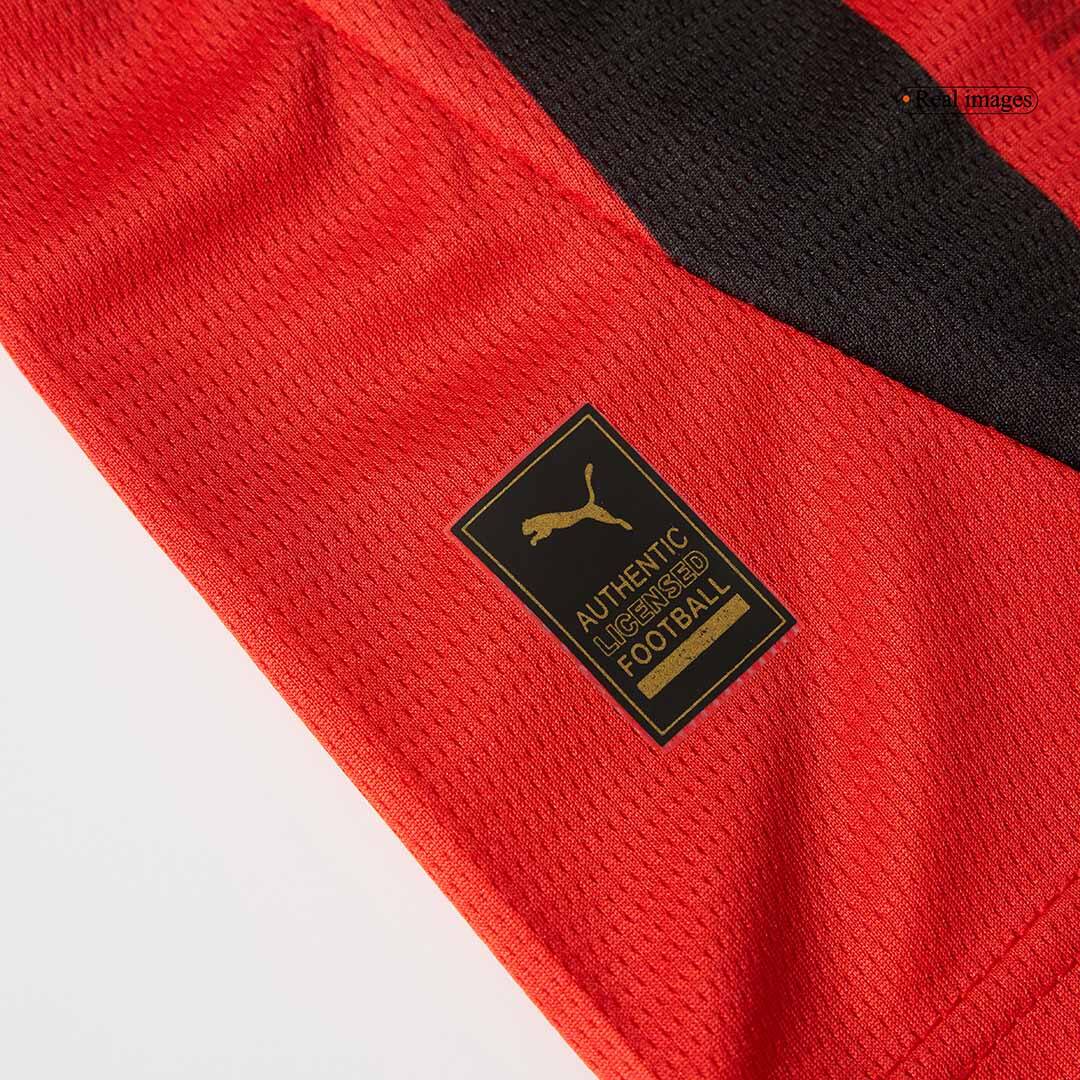 AC Milan Home Long Sleeve  Soccer Jersey 2024/25 Authentic Kit