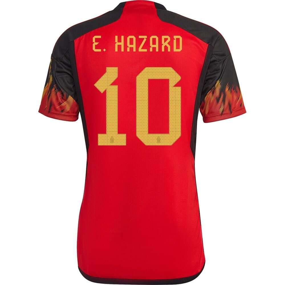 BELGIUM HOME JERSEY WORLD CUP 2022 E.HAZARD