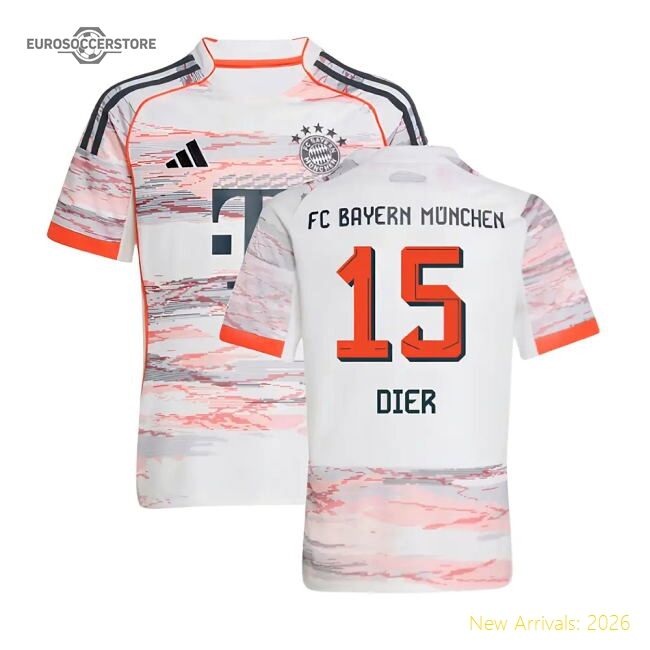 2025-2026 Bayern Munich Alternate Jersey (kids) (dier 15)