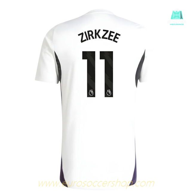 2025-2026 Man Utd Training Jersey (White) (Zirkzee 11)