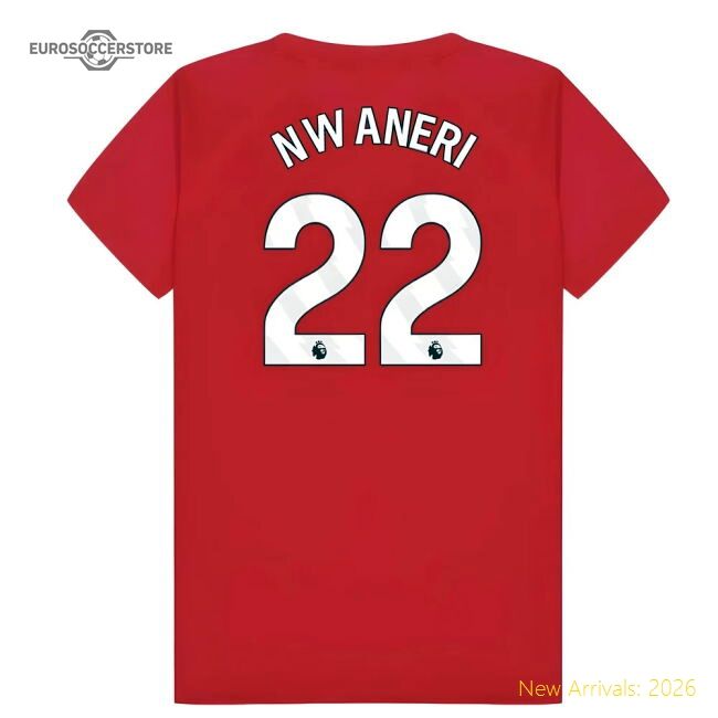 Authentic Arsenal Poly T-shirt (red) - Kids (nwaneri 22) - Premium