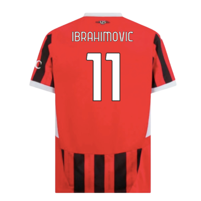 True Acm Ac Milan Home Shirt Ibrahimovic #11 Top Tier Latest Editi...