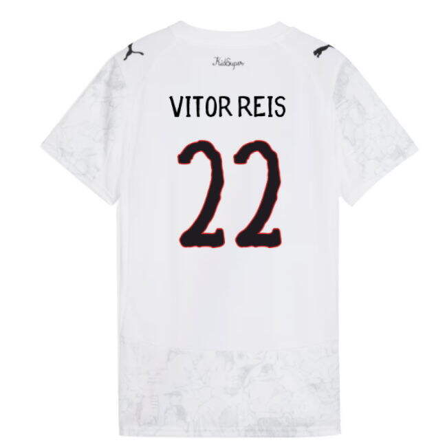 2025-2026 KIDSUPER x Manchester City CWC Shirt (White) - Womens (Vitor Reis 22)