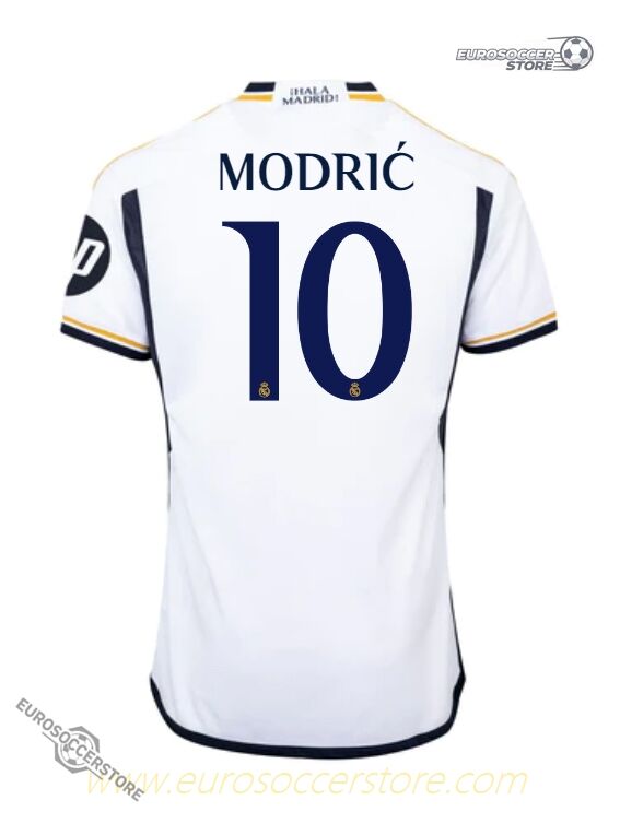 Real Madrid's 23-24 Home Jersey with Modrić's No. 10