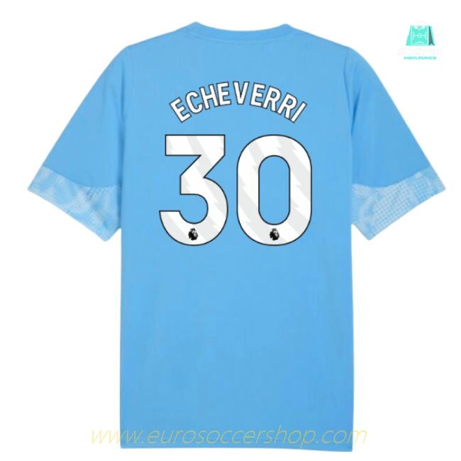 2025-2026 Man City Training Jersey (Light Blue) (Echeverri 30)