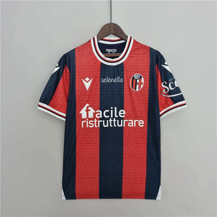 2223 Bologna Home Soccer Jersey Football Shirt - Official Replica 6825