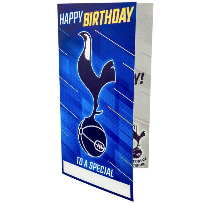 Tottenham Hotspur FC Personalised Birthday Card - high quality