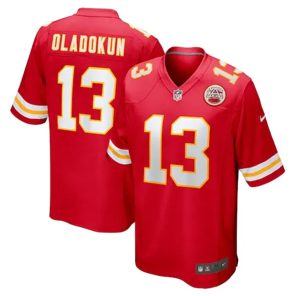 Kansas City Chiefs Chris Oladokun Game Jersey - Red | NFL Player Je...