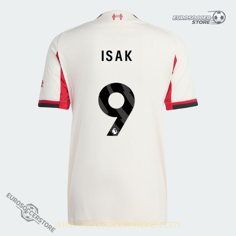 25-26 Season Liverpool Away ISAK #9 Football Jersey (Player Edition)