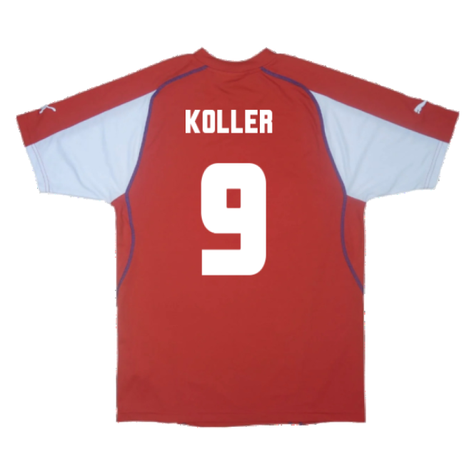 Koller 9 Match Quality Czech Republic 2003-2004 Home Jersey