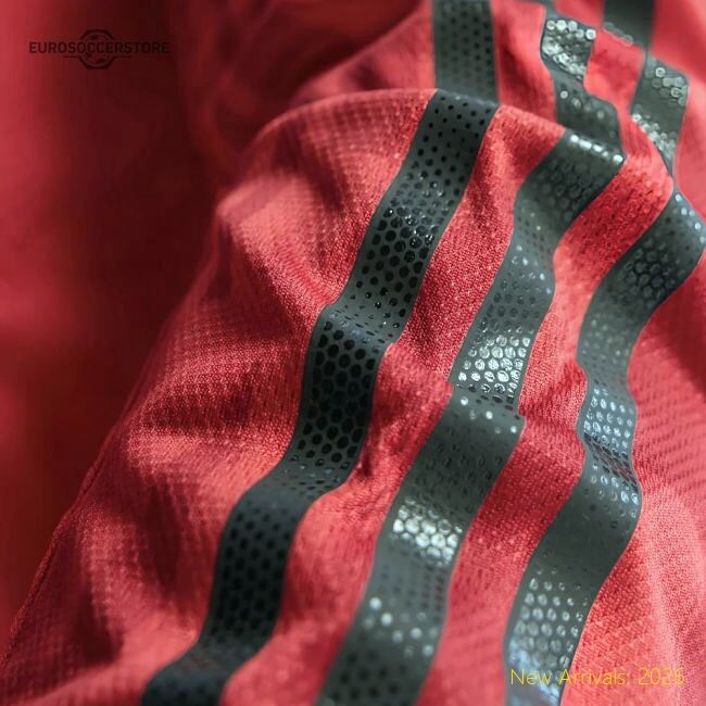 Authentic 2025-2026 Man Utd Authentic Long Sleeve Home Shirt