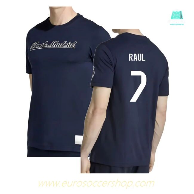 2025-2026 Real Madrid US Tee (Navy) (Raul 7)