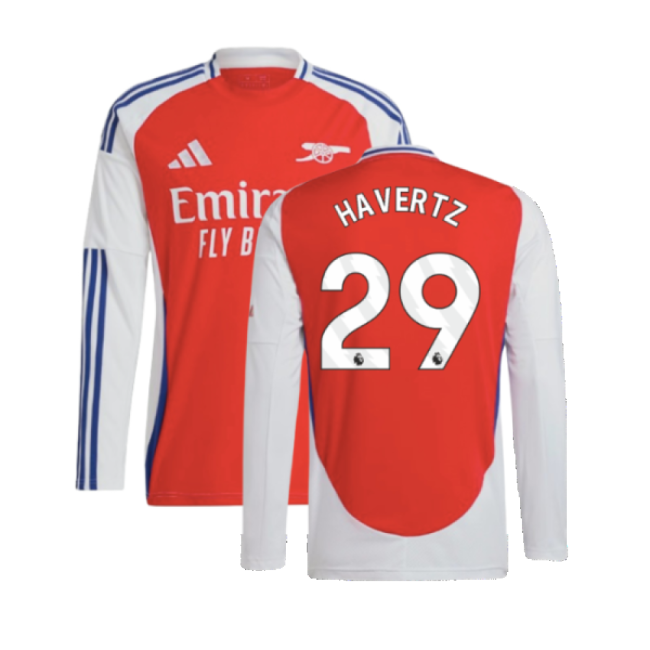 football shirt 2024-2025 Arsenal Long Sleeve Home Shirt (Havertz 29)