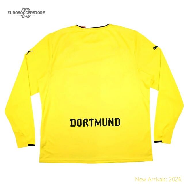 Trending Borussia Dortmund 2013-14 Special Winter Edition Long Sleeve Home Shirt (2Xl) (Very