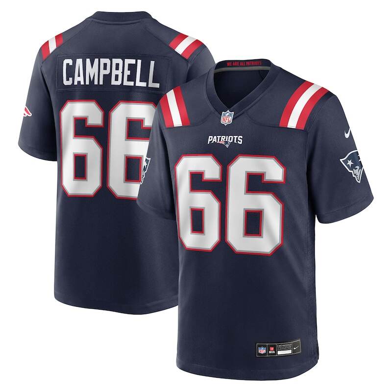 None Will Campbell New England Patriots Budget-Friendly Replica Jersey