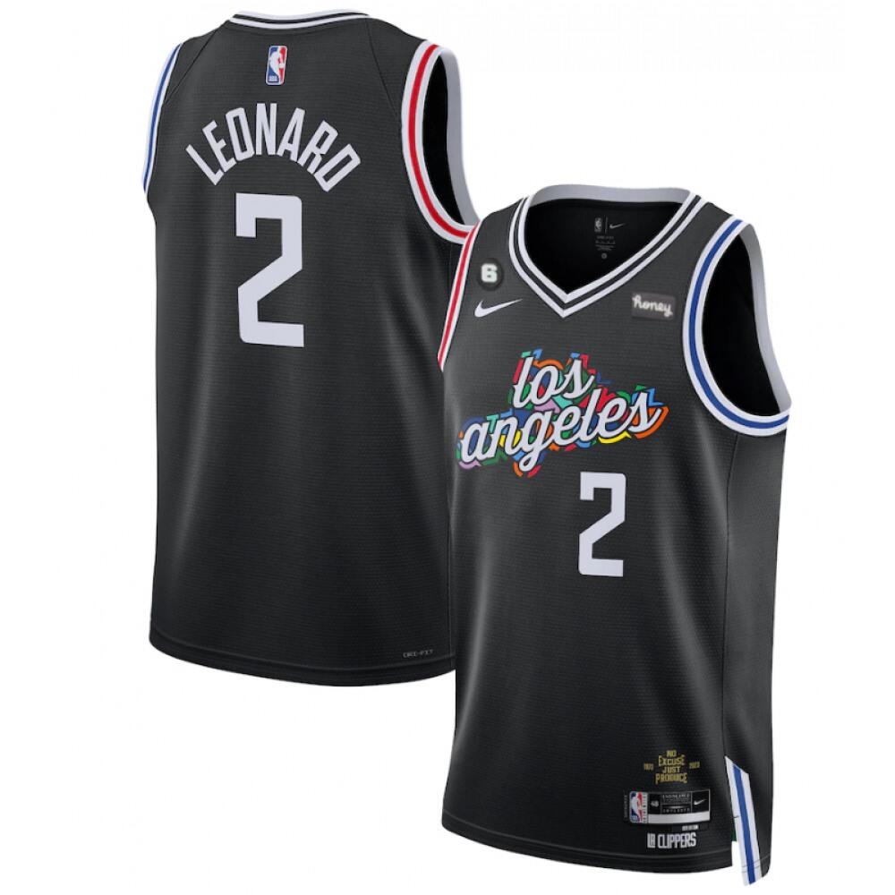 Performance Kawhi Leonard2 Black Jersey - City Edition - NBA Collection