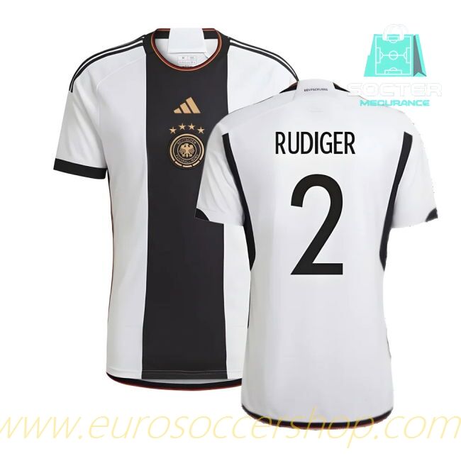 Genuine 2022-2023 German National Team Home Shirt (RUDIGER 2)