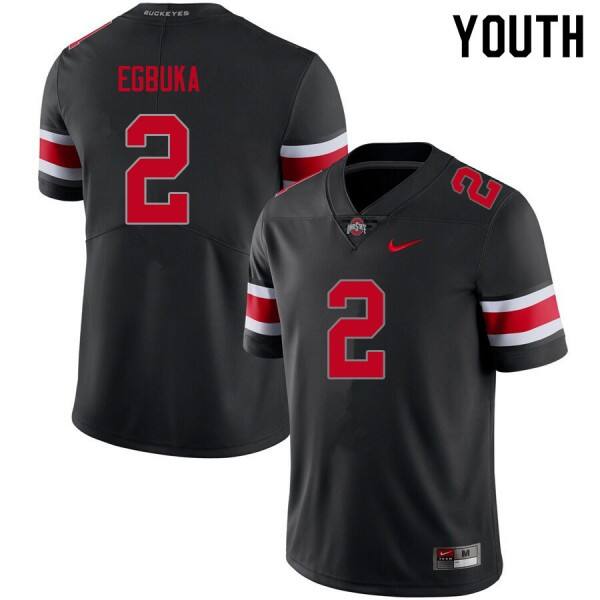 Osb Emeka Egbuka #2 Nike Youth Black Authentic Game Jersey