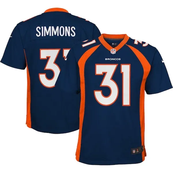 None Game NFL Jersey - Navy | High-Quality Football Apparel | NFL Foot