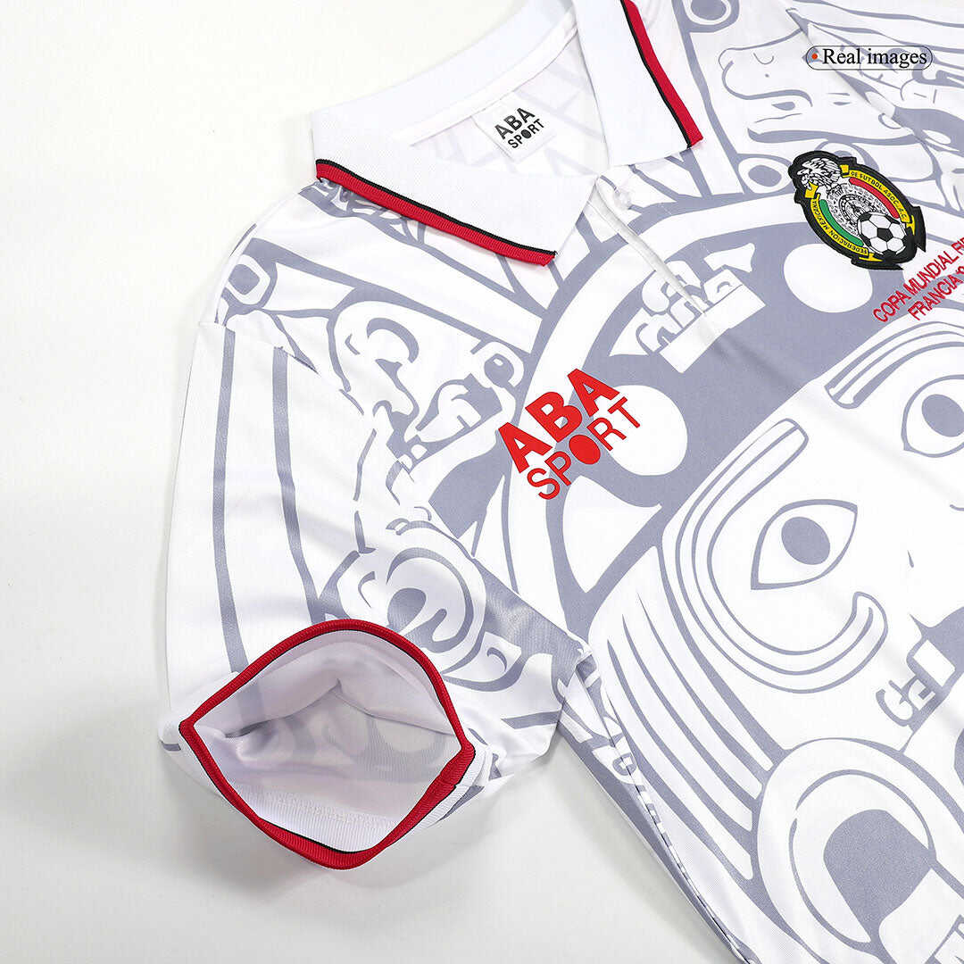 Mexico Away Retro Soccer Jersey 1998 Authentic Kit