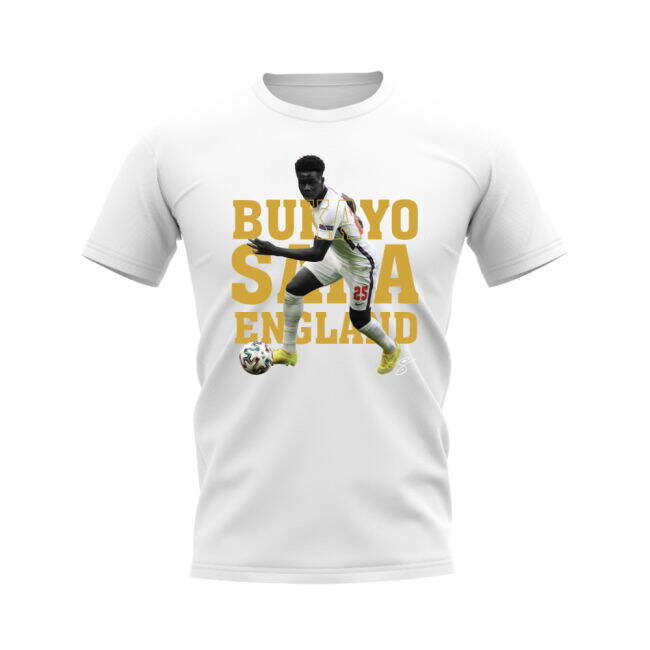 Bukayo Saka England Player Tee (White)
