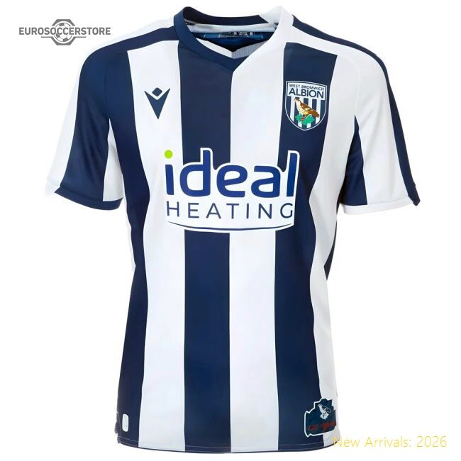2025-2026 West Brom Wba Home Shirt - Authentic Design - Premium Quality