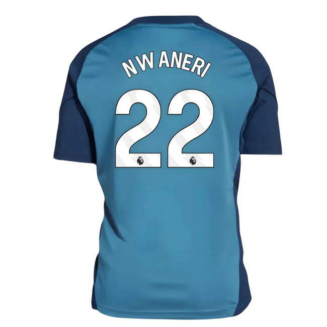 2025-2026 Arsenal Training Shirt (Blanch Blue) - Kids (Nwaneri 22)