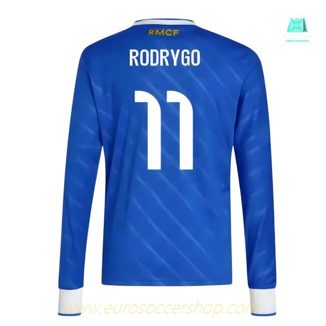 2025-2026 Real Madrid Long Sleeve Third Shirt (Kids) (Rodrygo 11)