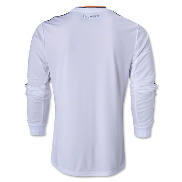 13-14 Real Madrid Home Long Sleeve Jersey Shirt - Official Replica