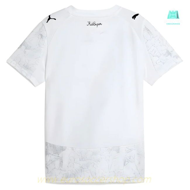 2025-2026 KIDSUPER x Manchester City CWC Away Shirt (White) - Kids