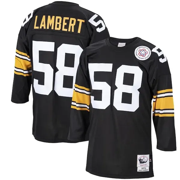 Authentic PIT Steelers  Jersey - Black | NFL Fan Apparel | NFL Footbal