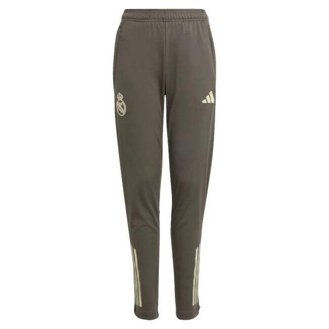 2025-2026 Real Madrid Training Track Pants (Utility Grey) - Kids