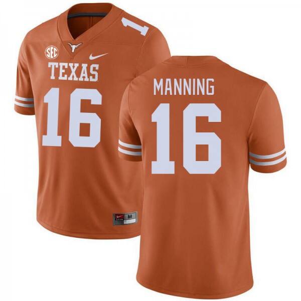 Premium Quality Men Texas A&m Aggies #16 Arch Manning Men White Type