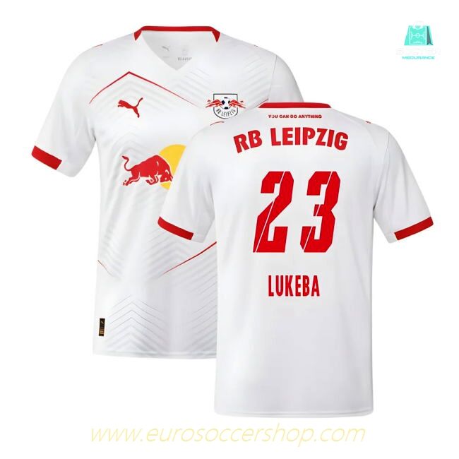 2025-2026 Red Bull Leipzig Home Shirt (Lukeba 23)