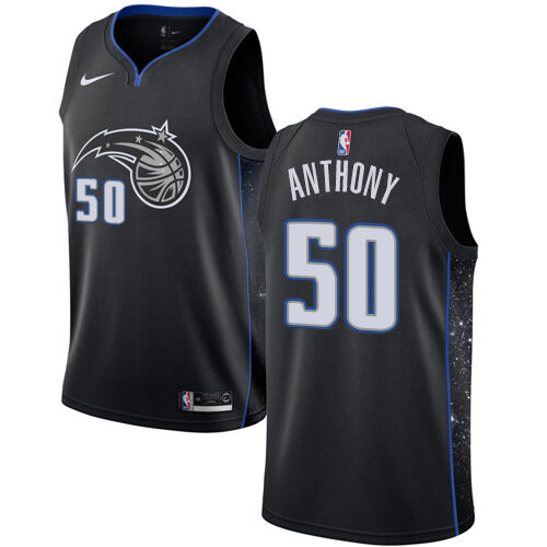 ORL #50 Cole Anthony Top-Grade 2018 City NBA Jersey - Black Swingman