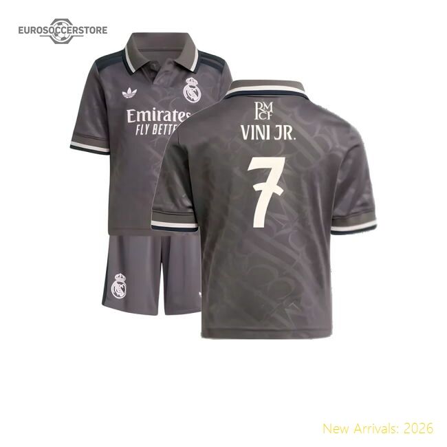 2024-2025 Real Madrid Third Elite Jersey Vini Jr. Performance Fabric