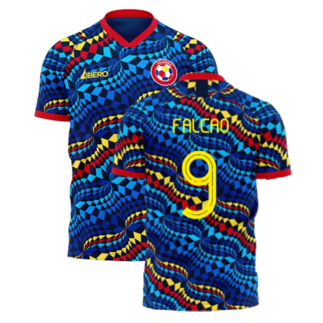 Colombia National Squad Contemporary Concept Football Shirt