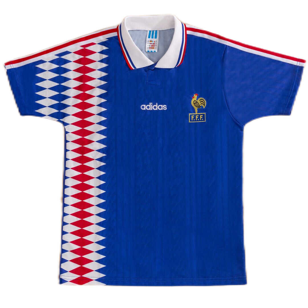 Retro France Home Jersey 1994 Authentic Kit