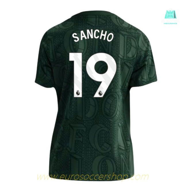 2025-2026 Chelsea Pre Match Shirt (Green) - Kids (Sancho 19)