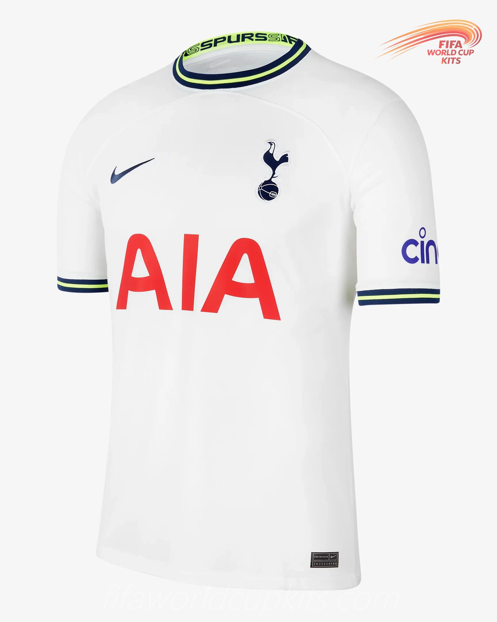 Tottenham Hotspur Home Kit 2022/2023