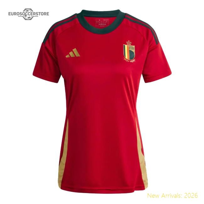 Belgium 2024-2025 Authentic Home Shirt (bel) Athletic Modern