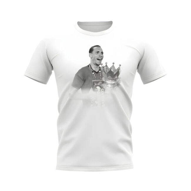 Rio Ferdinand Manchester United Legend T-Shirt (White)