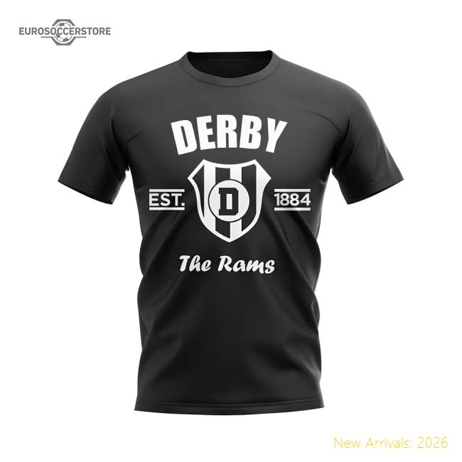 Premium Derby Established Football T-shirt (black) - Great Value