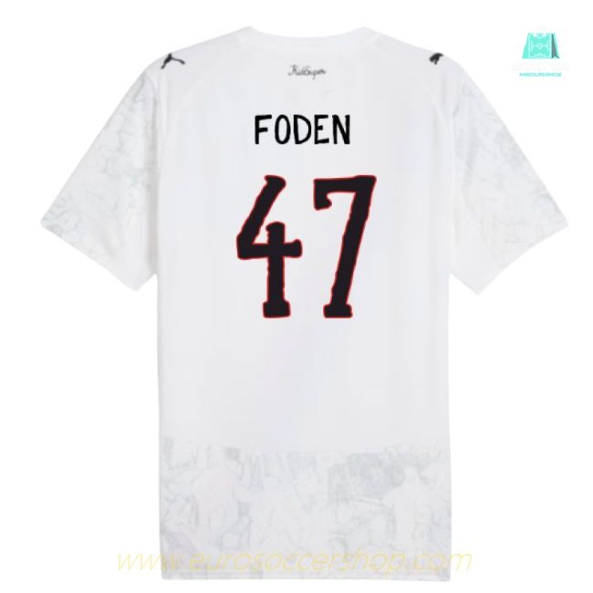 2025-2026 KIDSUPER x Manchester City CWC Shirt (White) (Foden 47)