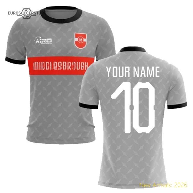 Official 2025-2026 Middlesbrough Away Concept Football Shirt (your