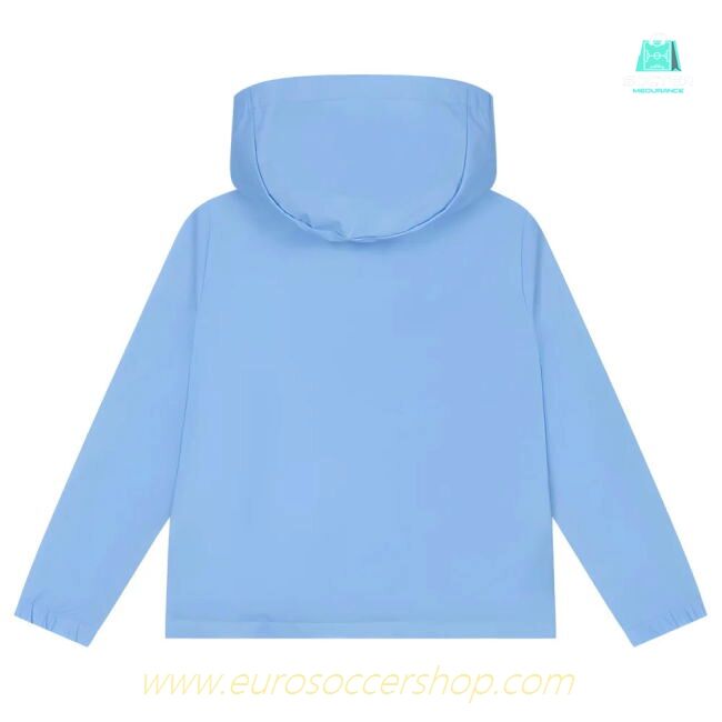 2025-2026 Man City Training All-Weather Jacket (Light Blue) - Kids