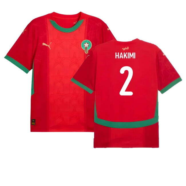 Premium-Quality Exclusive-Design 2024-2025 Morocco Home Shirt (Hakimi